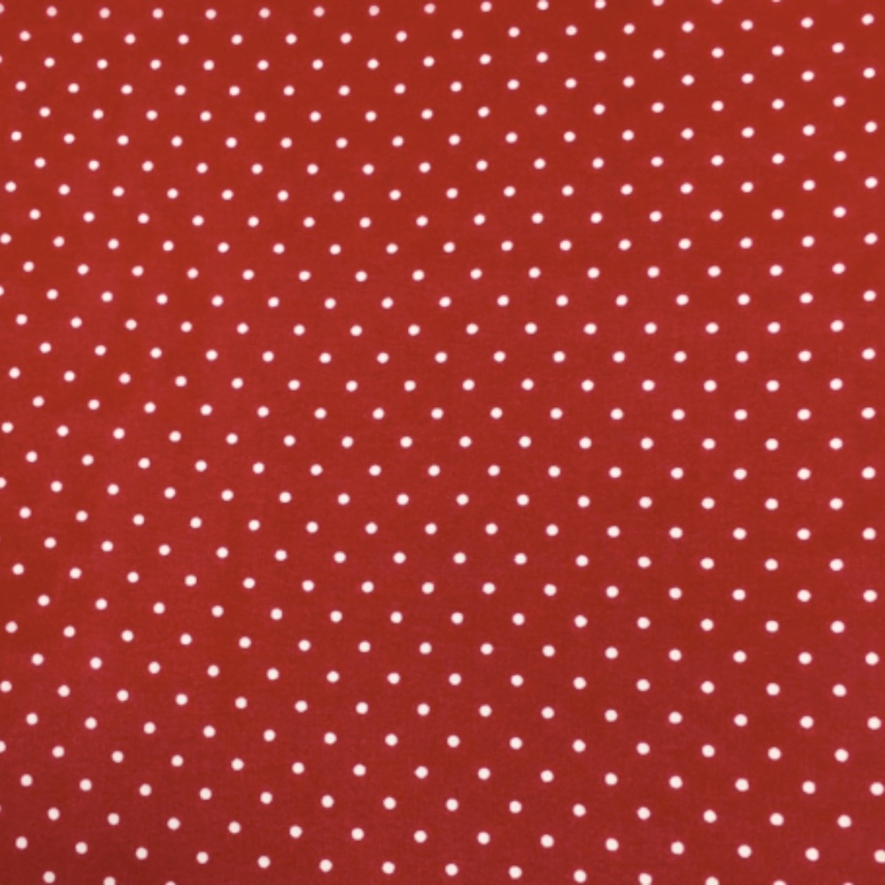 Wyoming Traders Unisex Wild Rag Polka Dot Silk Western Scarf - 34.5" - RED